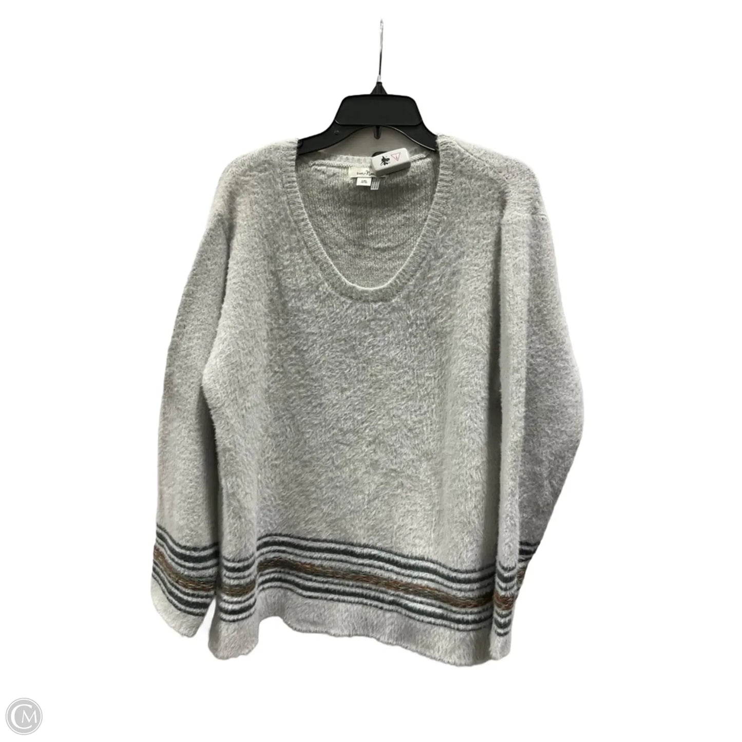 Sweater By Simply Noelle In Grey, Size: L