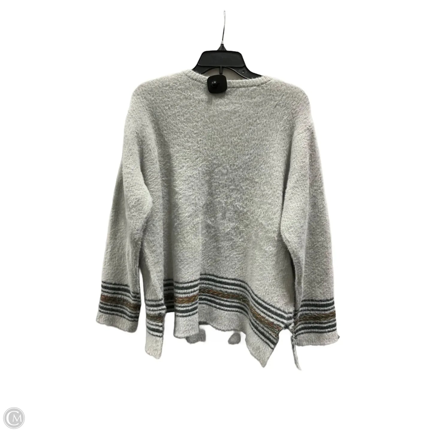 Sweater By Simply Noelle In Grey, Size: L