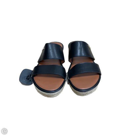 Sandals Designer By Coach In Black, Size: 8