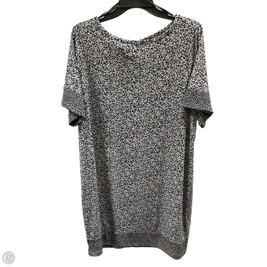 Dress Casual Midi By Michael By Michael Kors In Black & White, Size: 1x