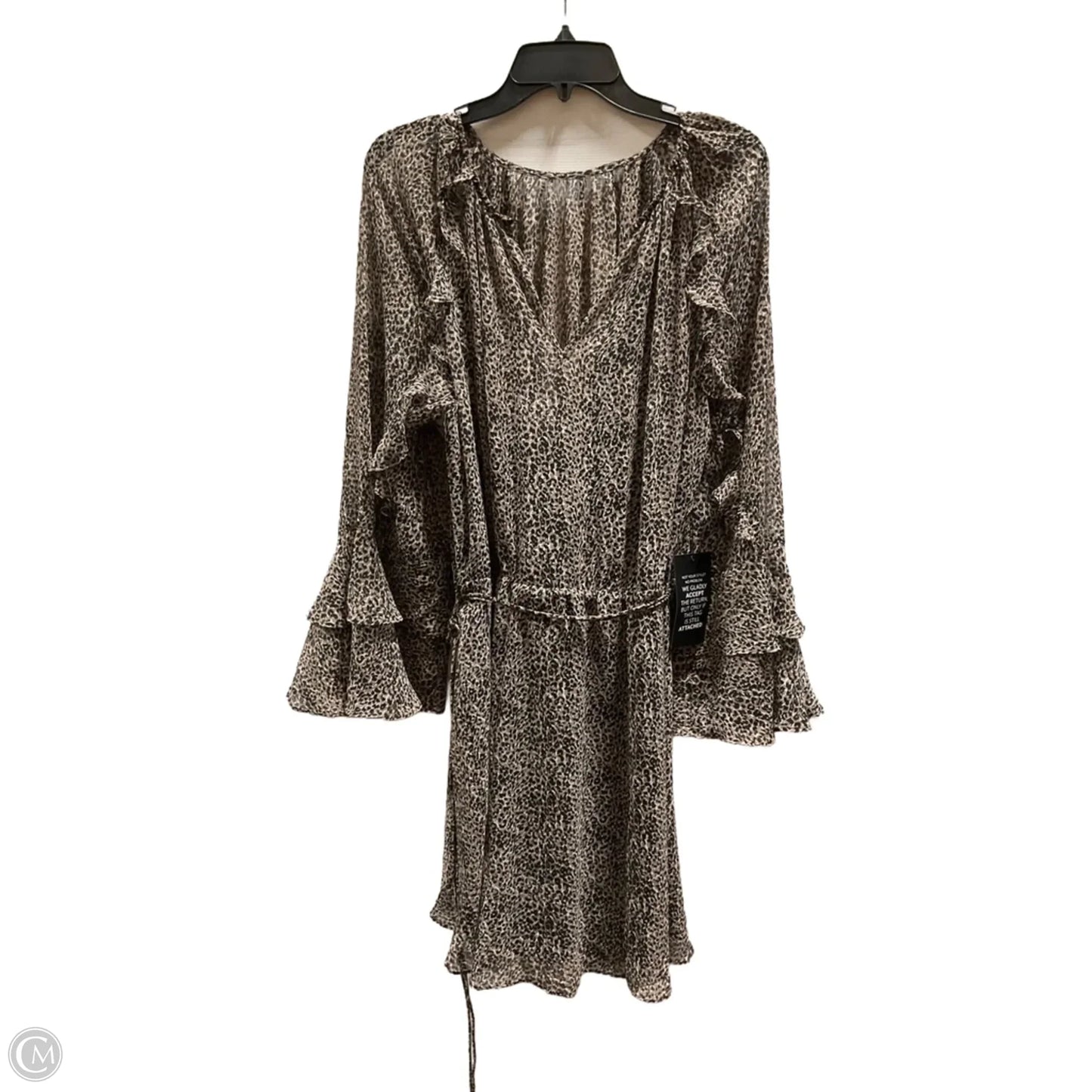 Dress Casual Short By White House Black Market In Animal Print, Size: 14