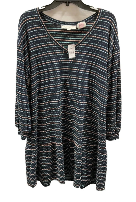 Dress Casual Short By Loft In Navy, Size: M