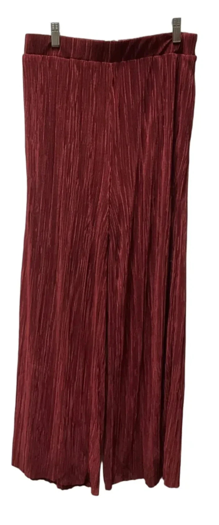 Pants Wide Leg By Banana Republic In Red, Size: M