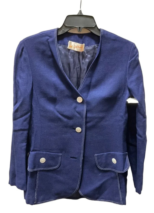 Blazer By Saks Fifth Avenue In Navy, Size: 8