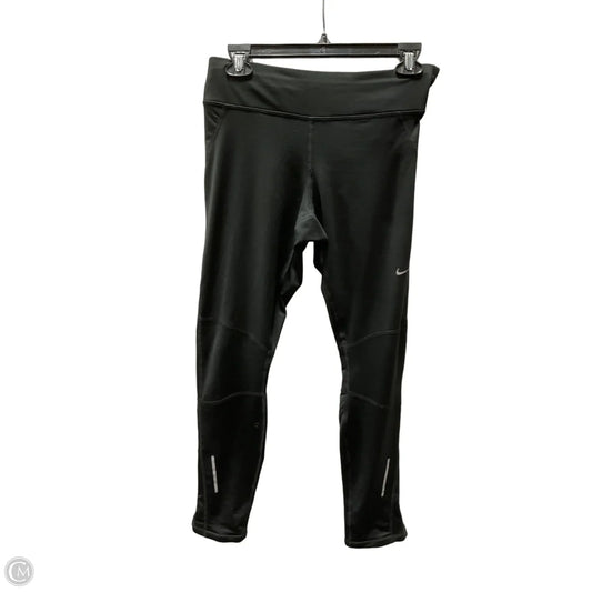Athletic Leggings By Nike Apparel In Black, Size: M