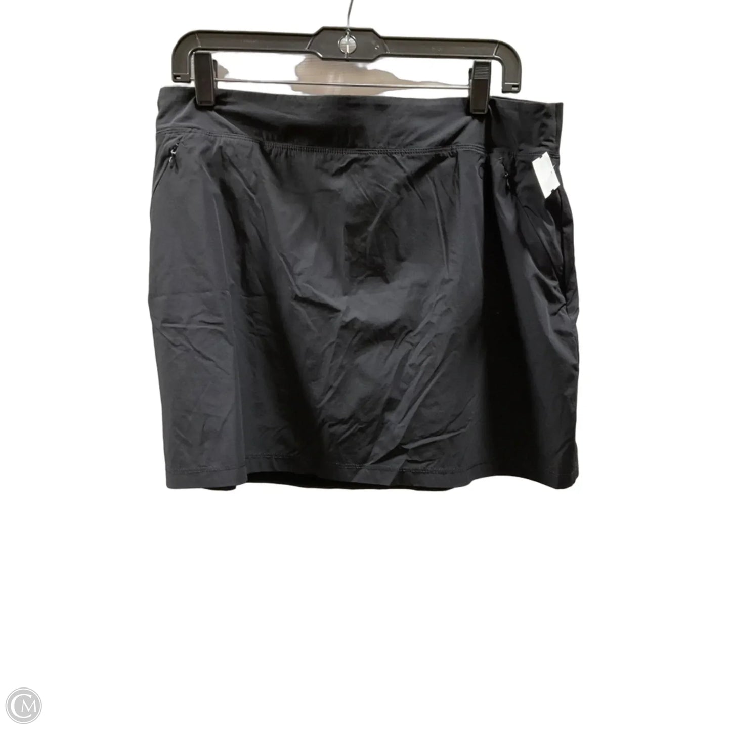 Athletic Skort By Calvin Klein In Black, Size: L
