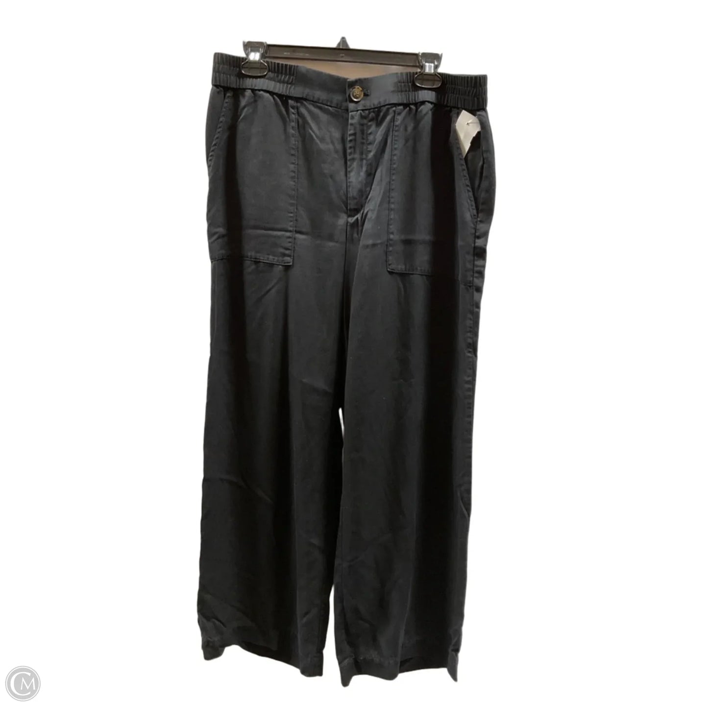 Pants Wide Leg By Loft In Black, Size: L