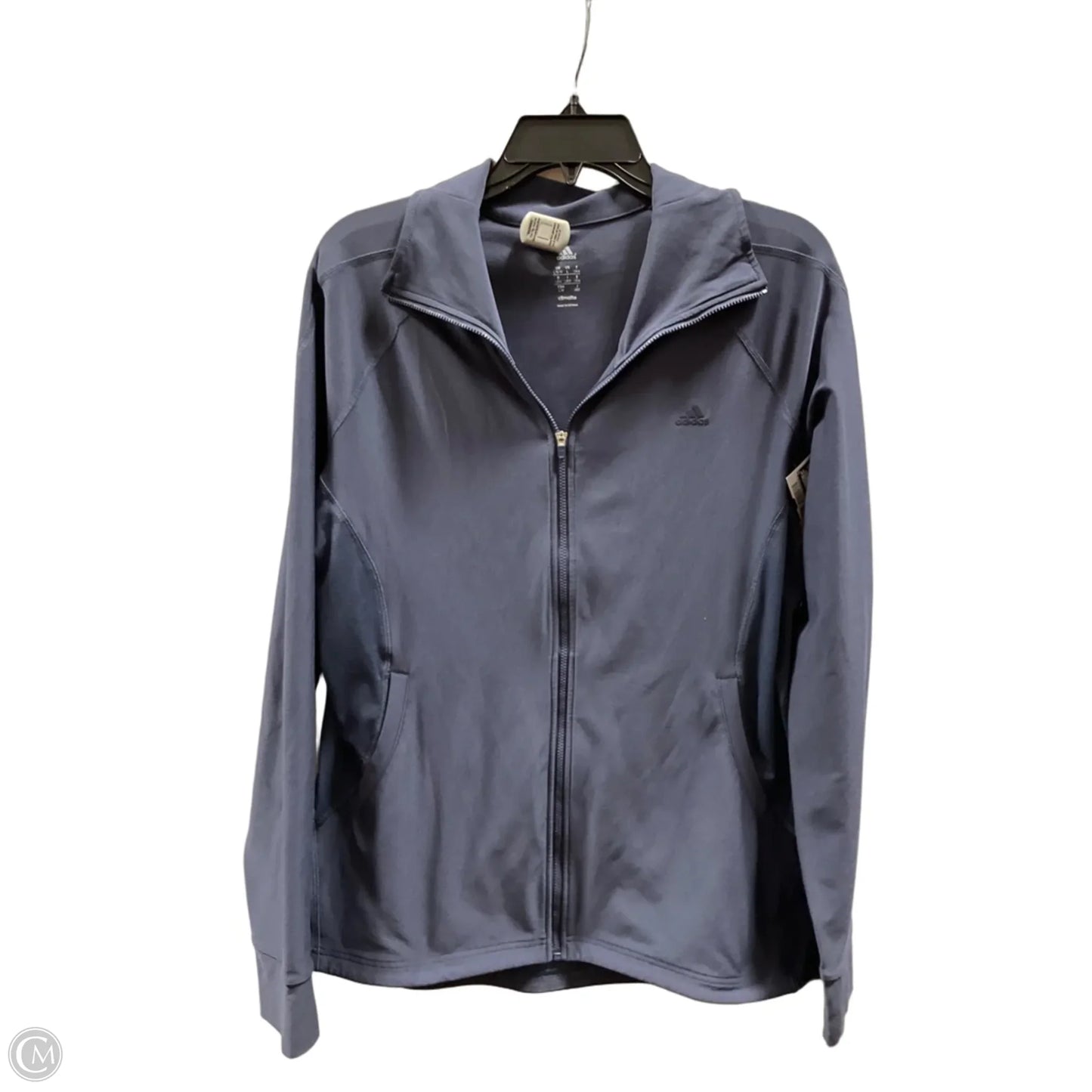 Athletic Jacket By Nike Apparel In Blue, Size: L