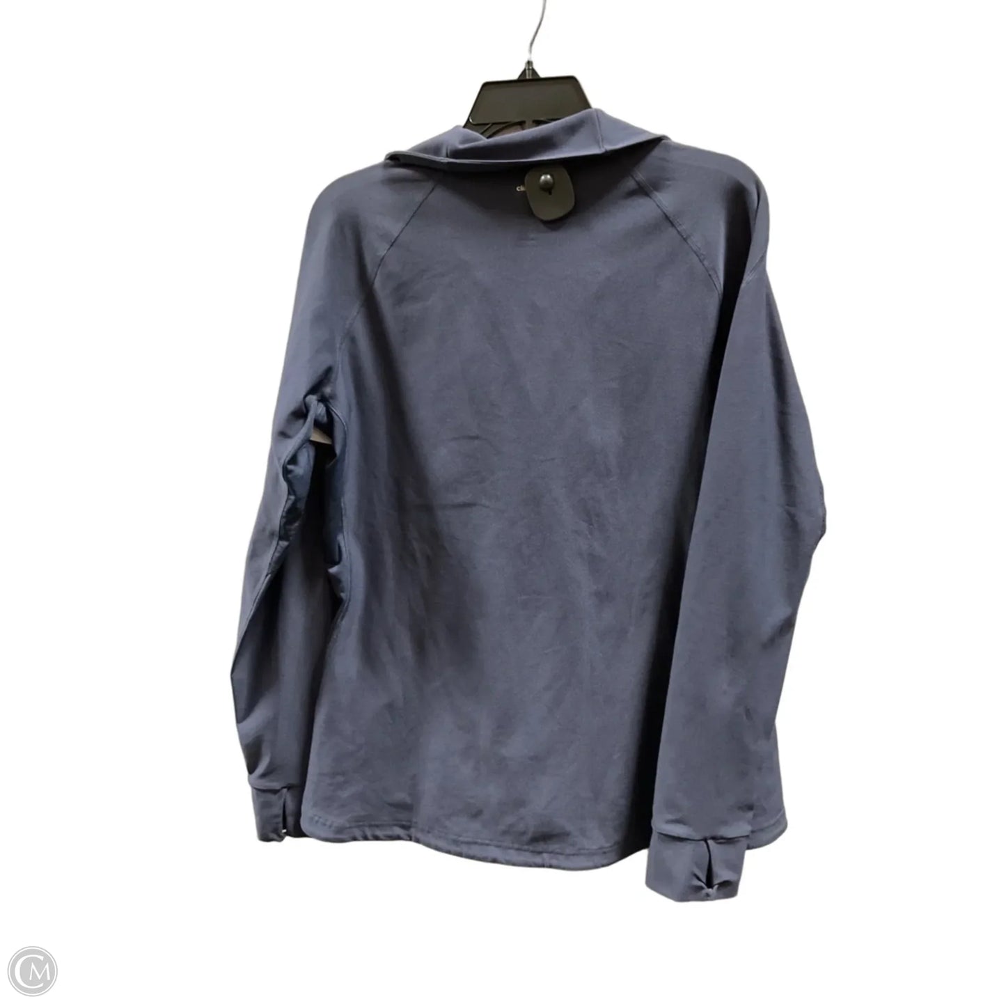 Athletic Jacket By Nike Apparel In Blue, Size: L
