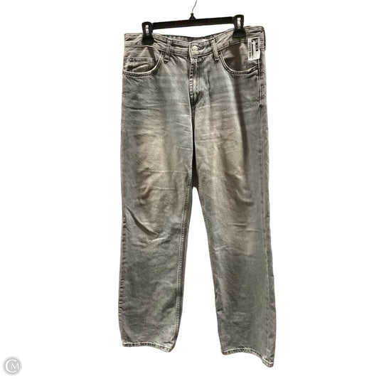 Jeans Straight By Zara In Grey, Size: 8