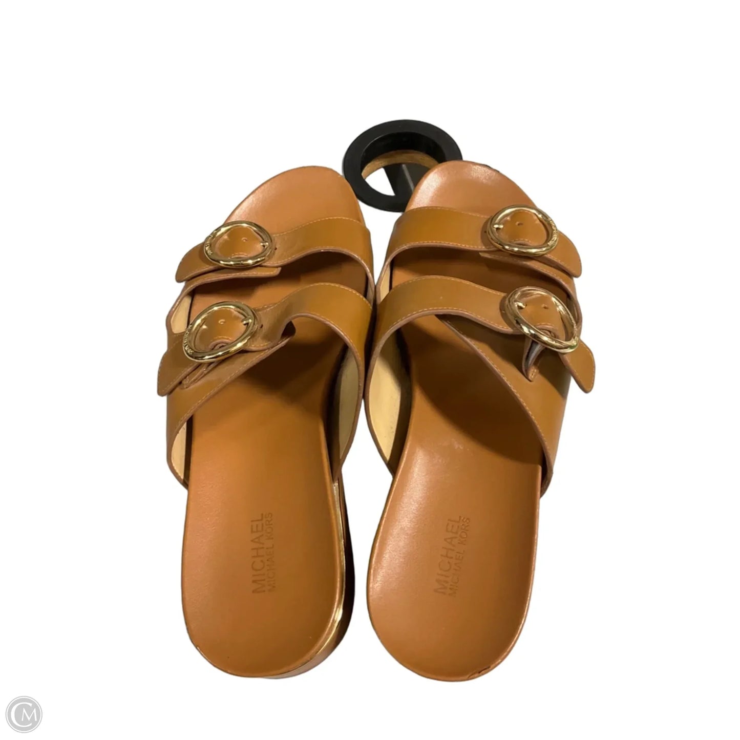 Sandals Designer By Michael By Michael Kors In Tan, Size: 8.5