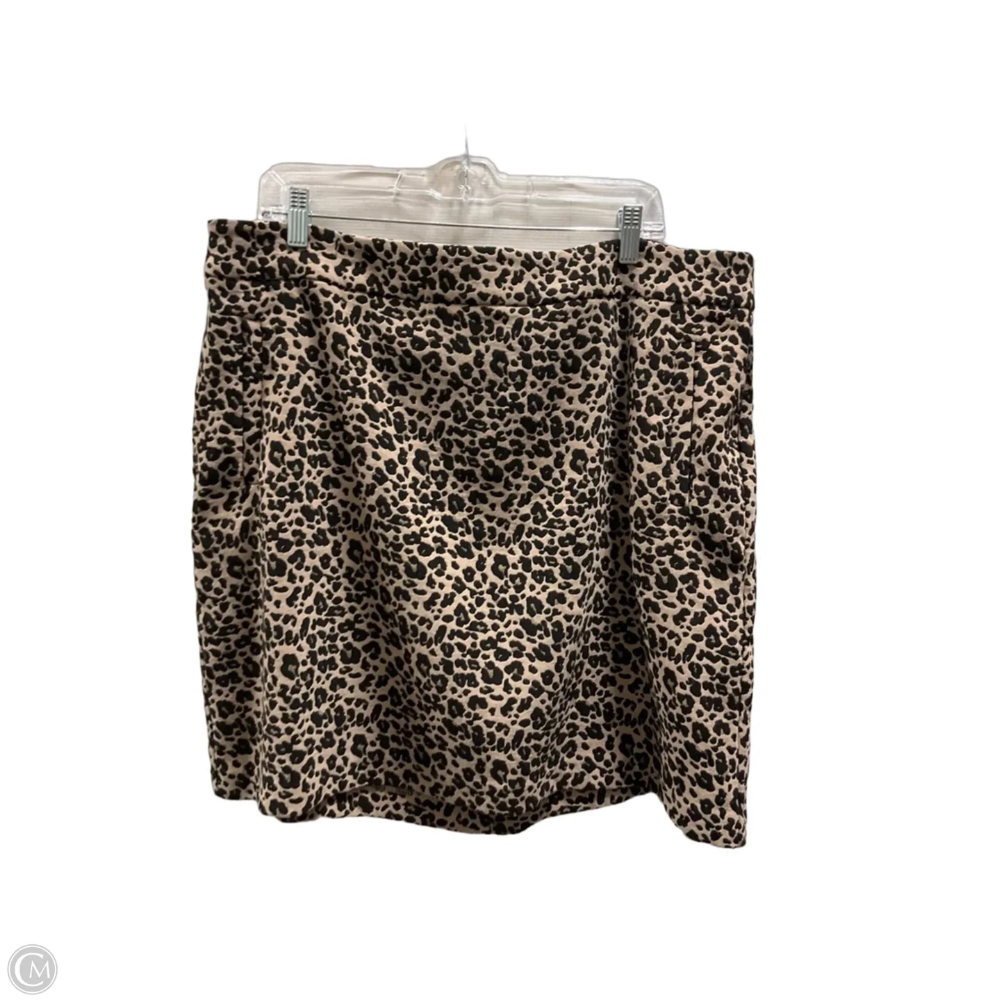 Skirt Mini & Short By Loft In Animal Print, Size: 18