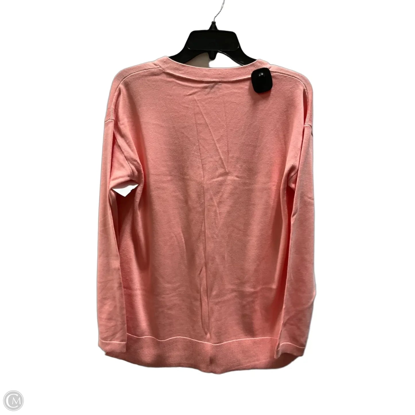 Sweater Cardigan By Talbots In Peach, Size: S
