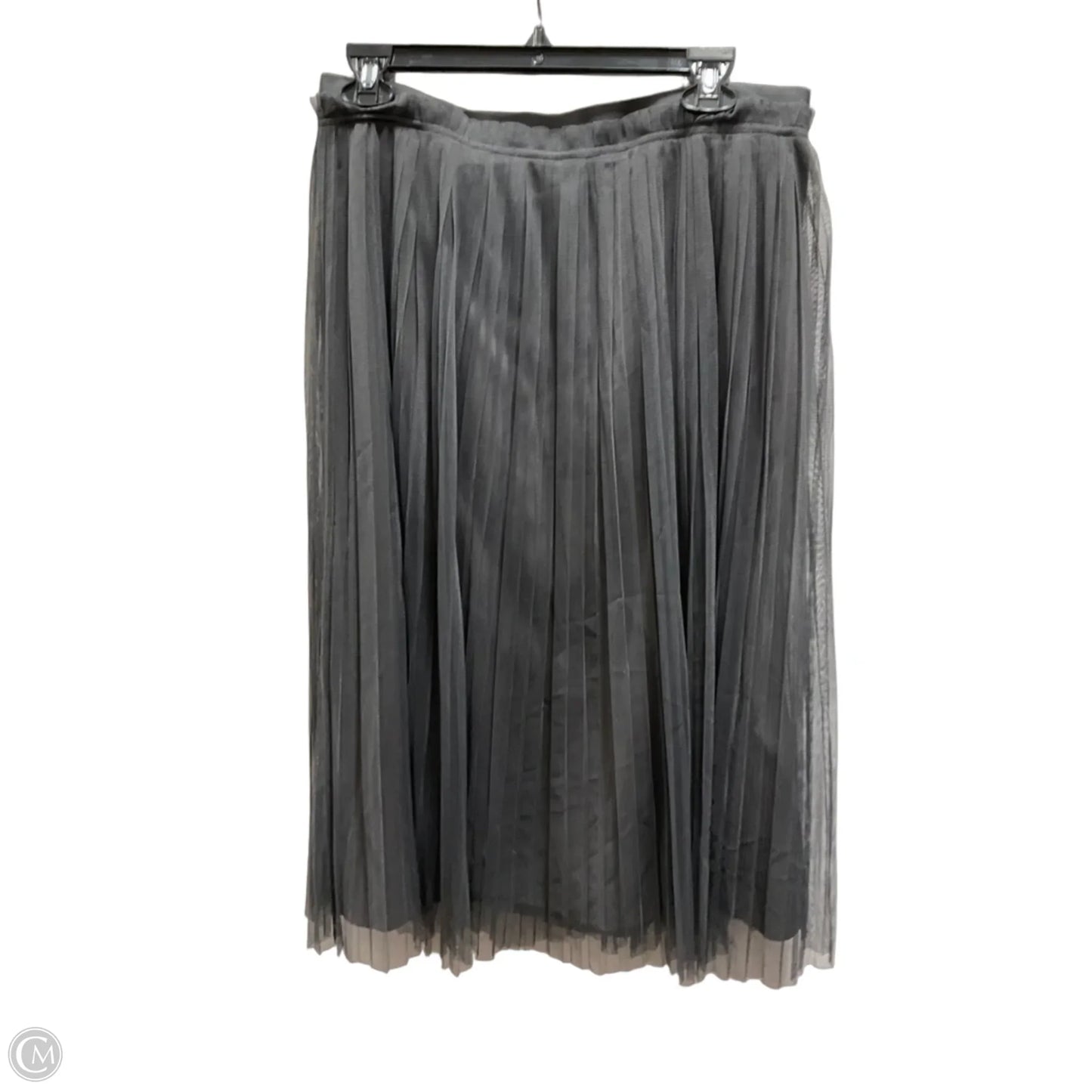 Skirt Midi By Banana Republic In Grey, Size: 8