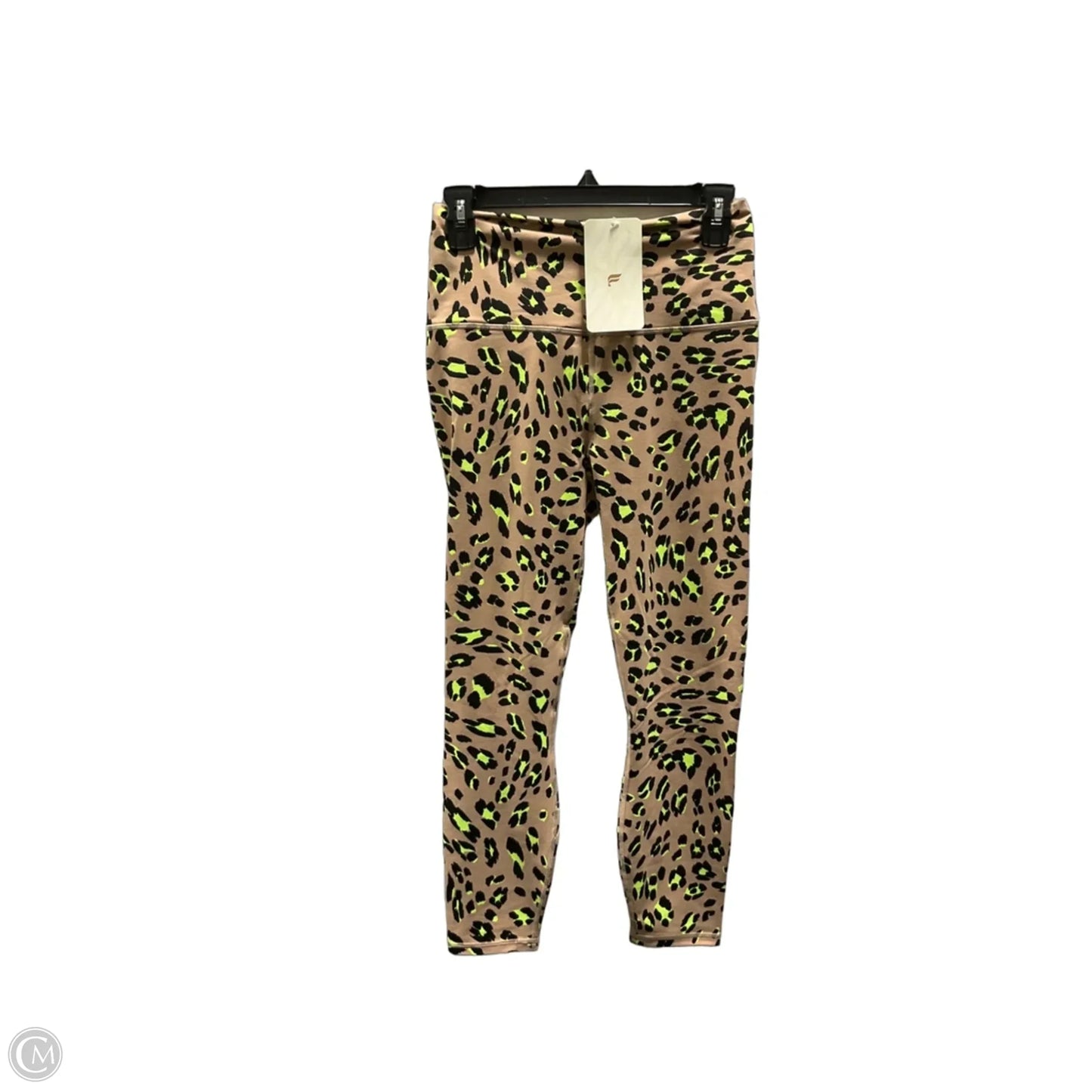 Athletic Leggings By Fabletics In Animal Print, Size: M