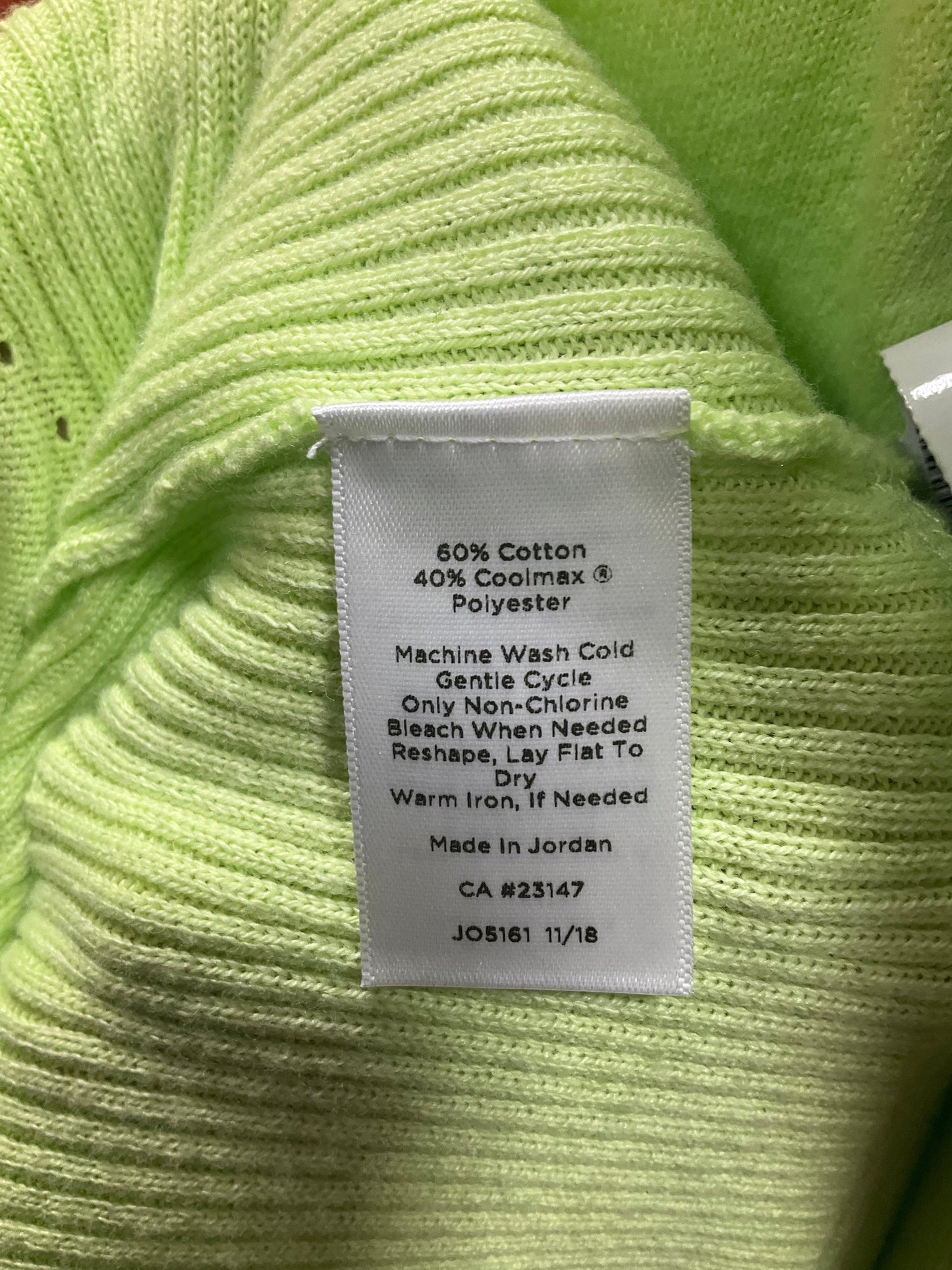 Sweater By Talbots In Lime Green, Size: S