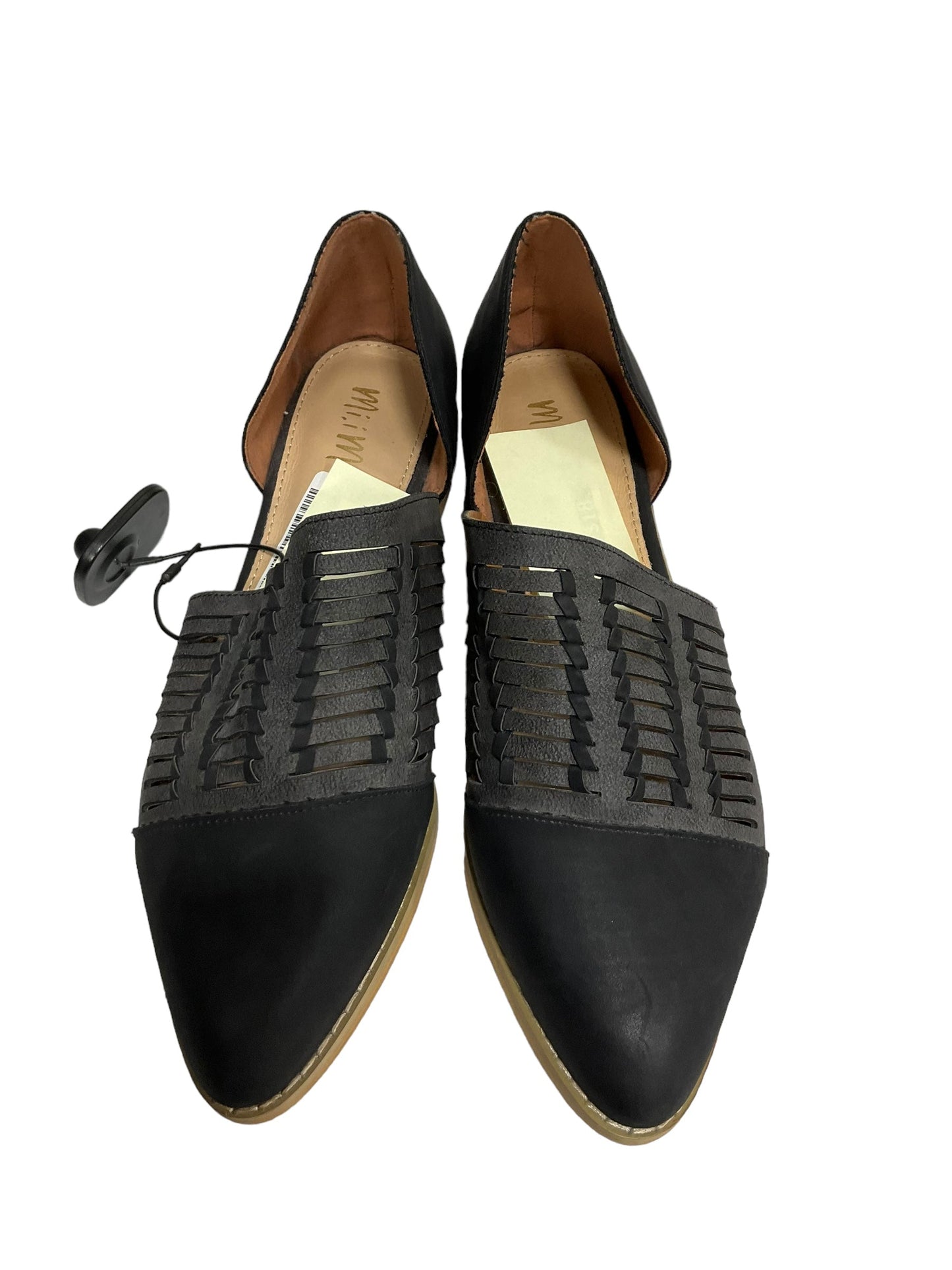 Black & Grey Shoes Flats Clothes Mentor, Size 10