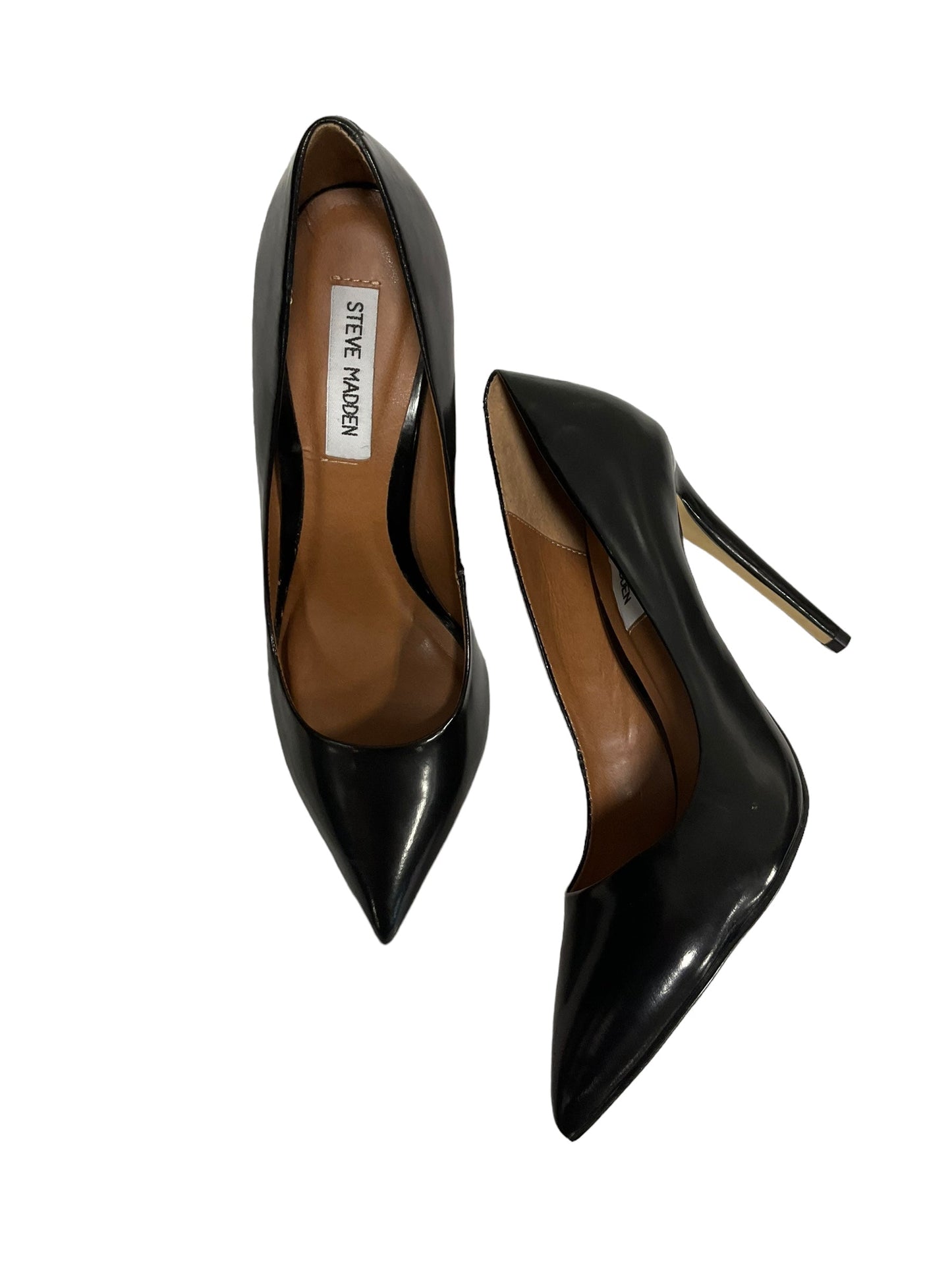 Black Shoes Heels Stiletto Steve Madden, Size 9