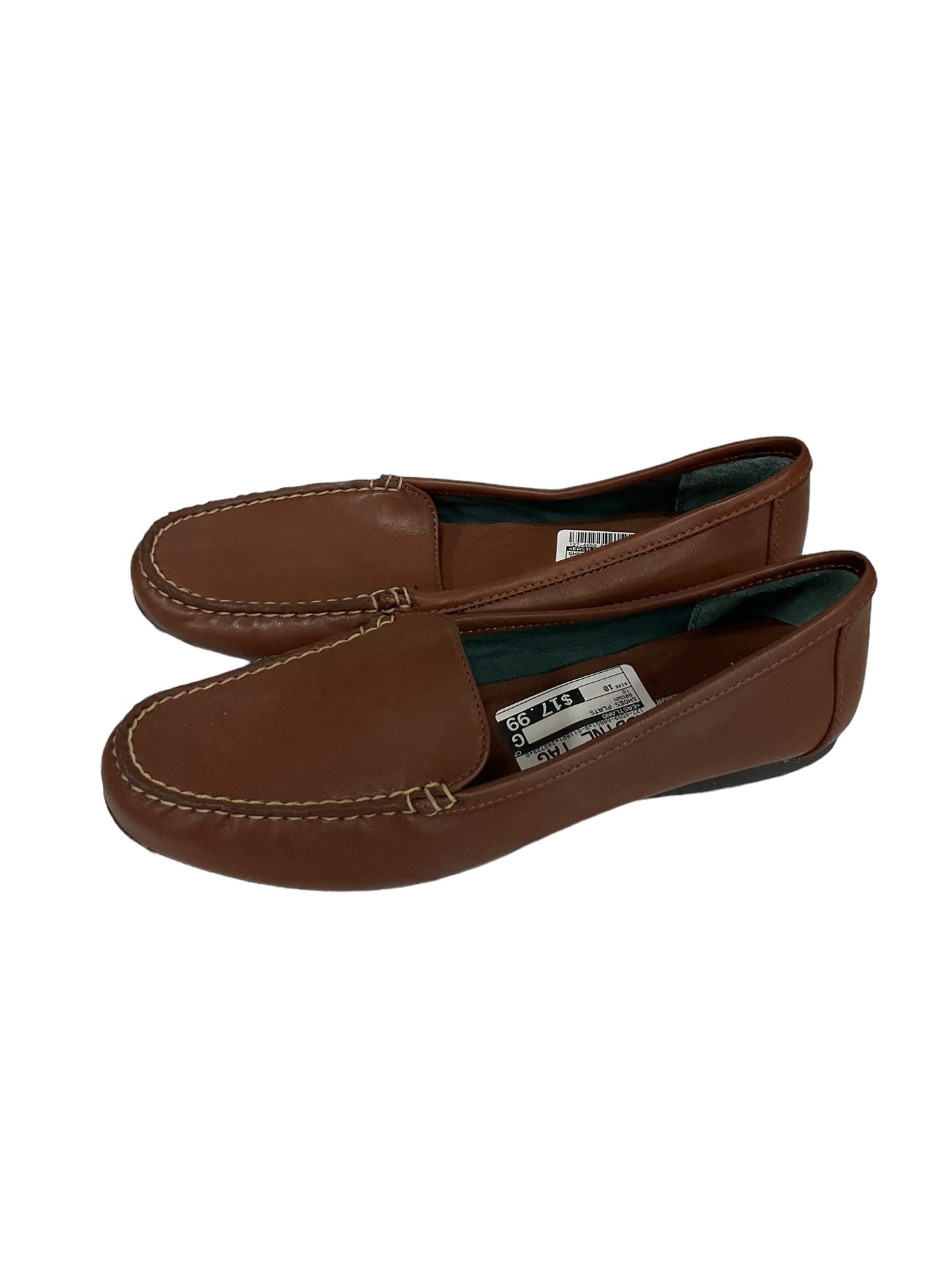Brown Shoes Flats Eastland, Size 10