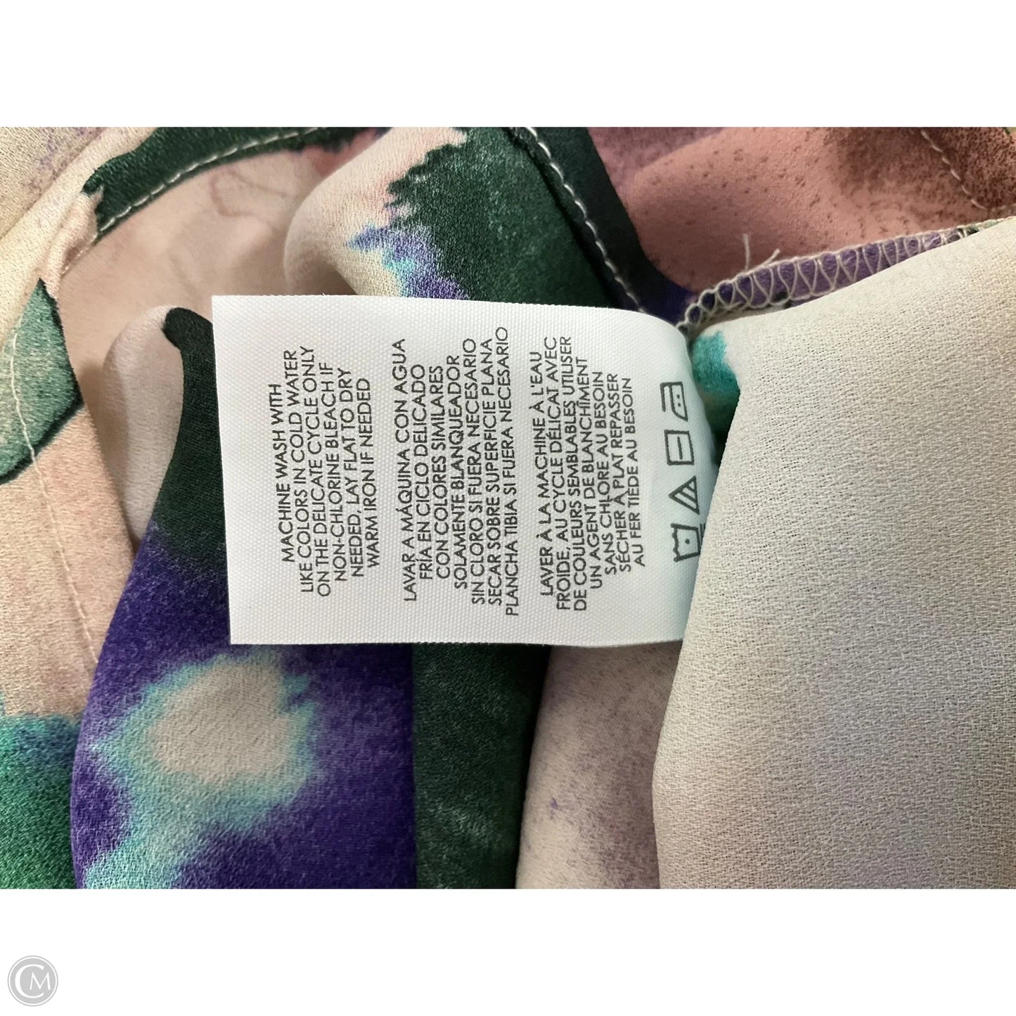 Top Long Sleeve By Cabi In Pink & Purple, Size: Xs