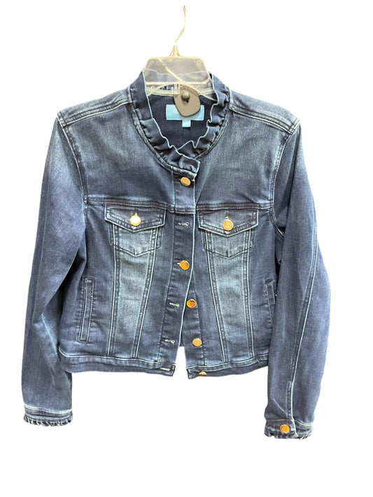 Jacket Denim By Draper James In Blue Denim, Size: L