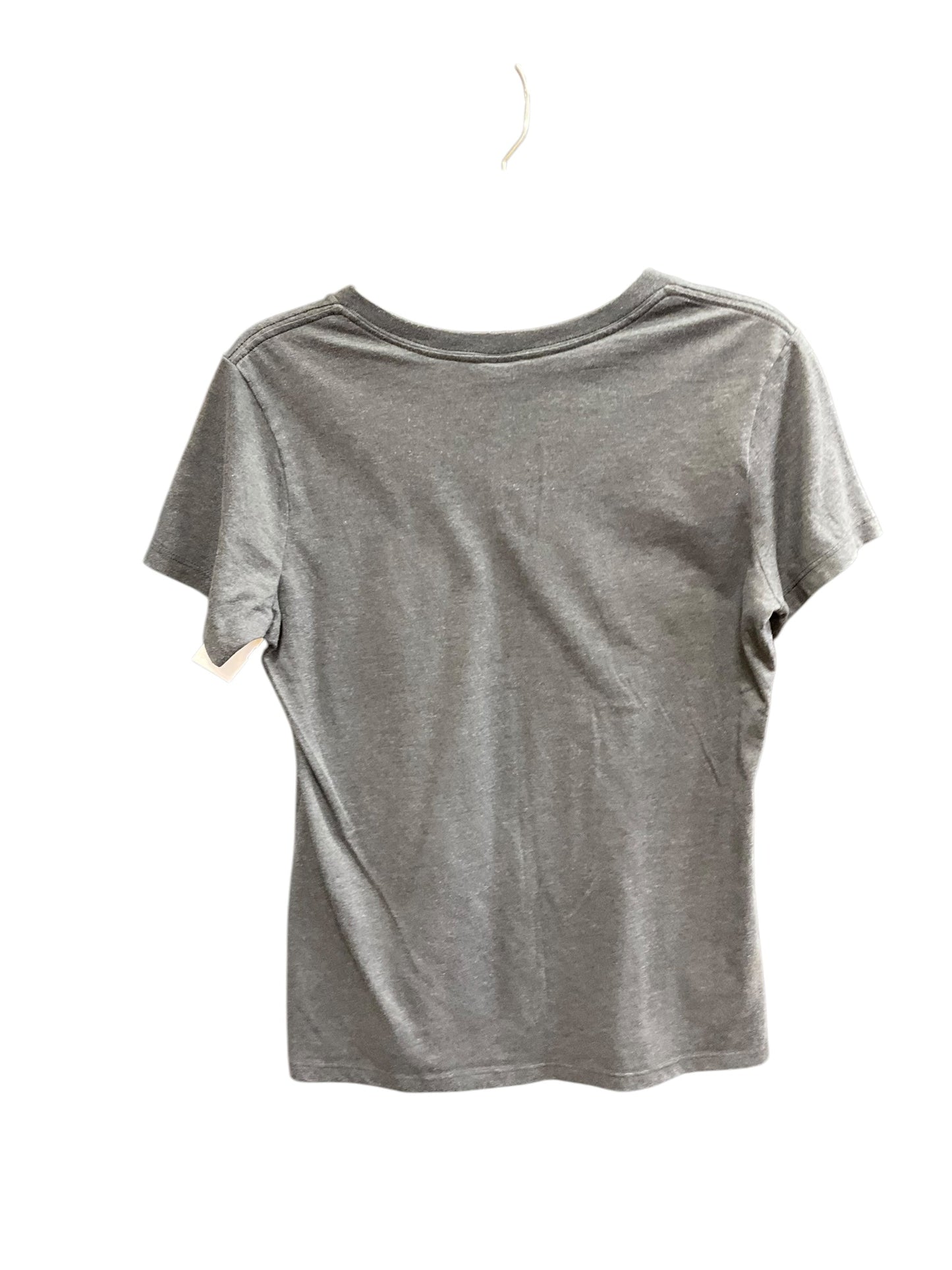 Athletic Top Short Sleeve By Clothes Mentor In Grey, Size: L