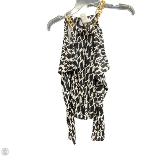 Top Long Sleeve By Inc In Black & White, Size: Xs