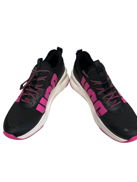 Shoes Athletic By Ugg In Black & Pink, Size: 6