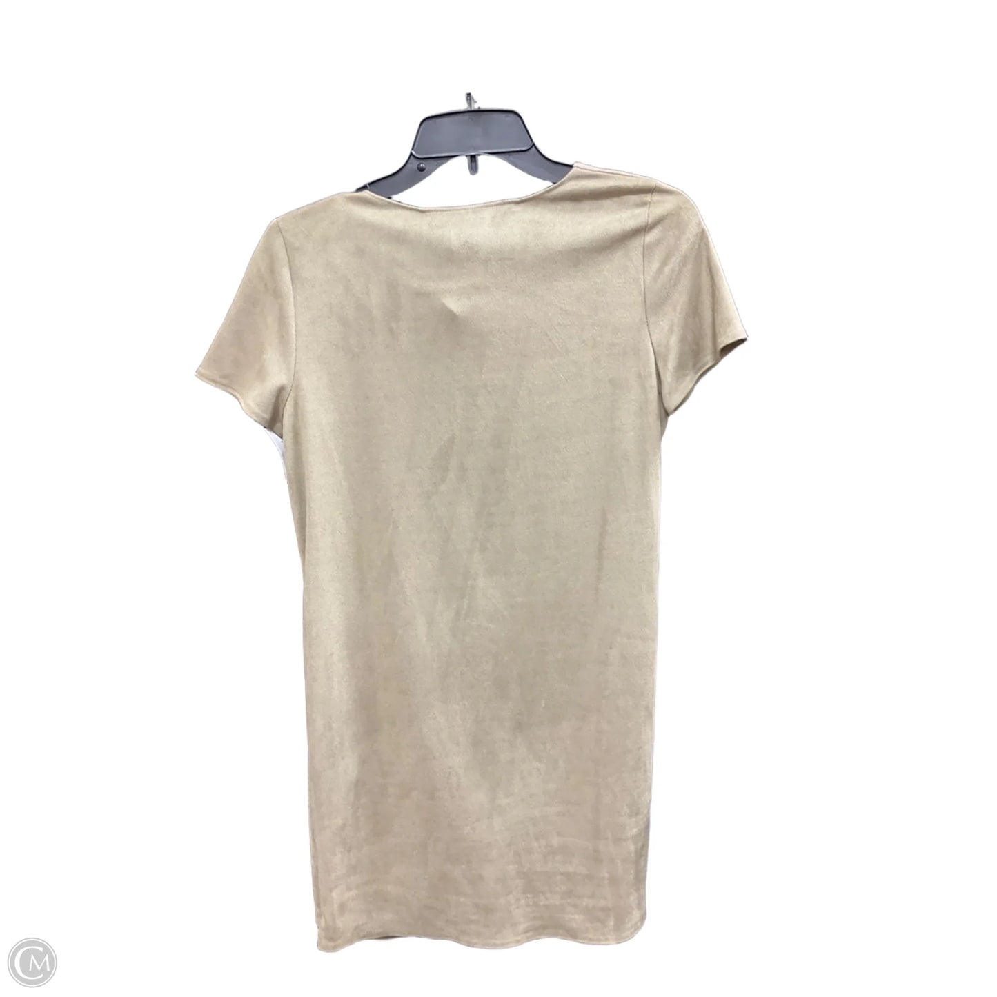 Dress Casual Short By Zara In Taupe, Size: Xs