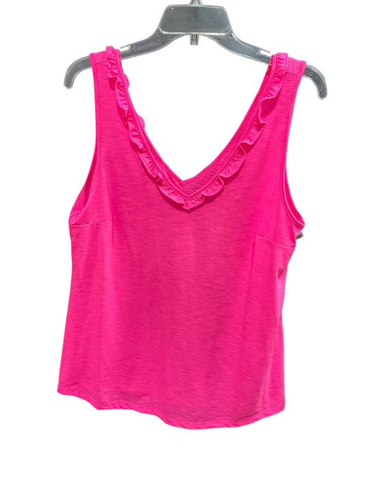 Top Sleeveless Designer By Lilly Pulitzer In Pink