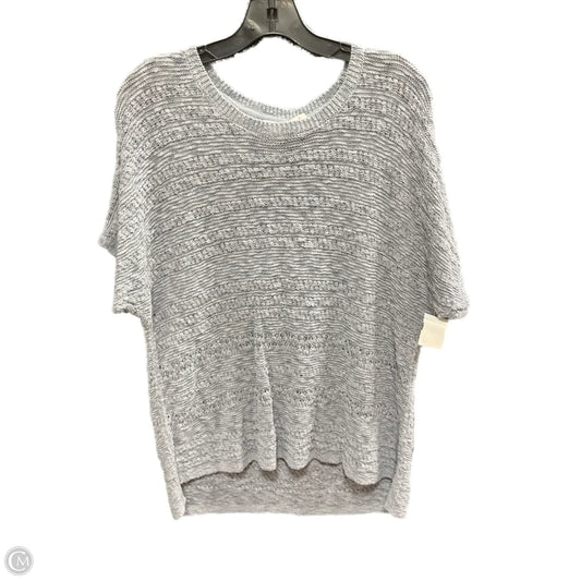 Sweater Short Sleeve By J. Jill In Grey, Size: L
