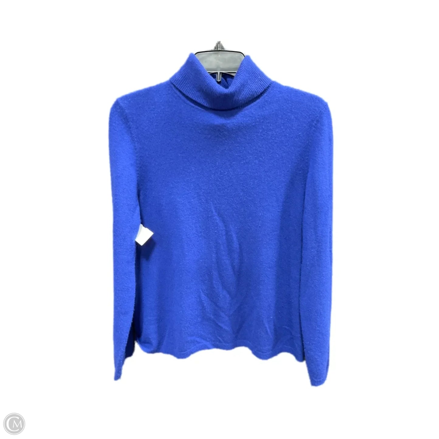 Sweater Cardigan Cashmere By Charter Club In Blue, Size: L
