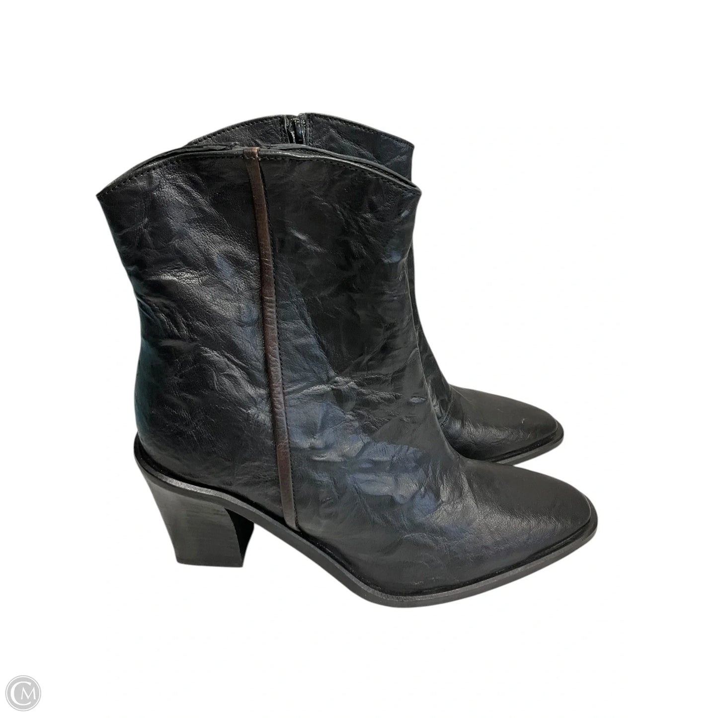 Boots Ankle Heels By Free People In Black, Size: 9.5