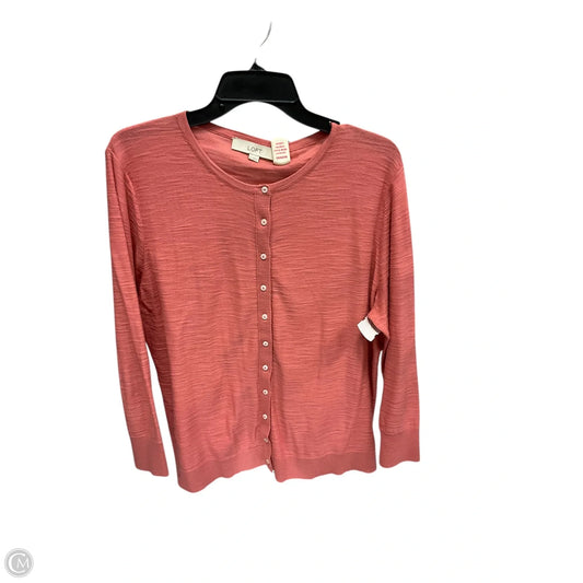 Cardigan By Logo In Orange, Size: Xs