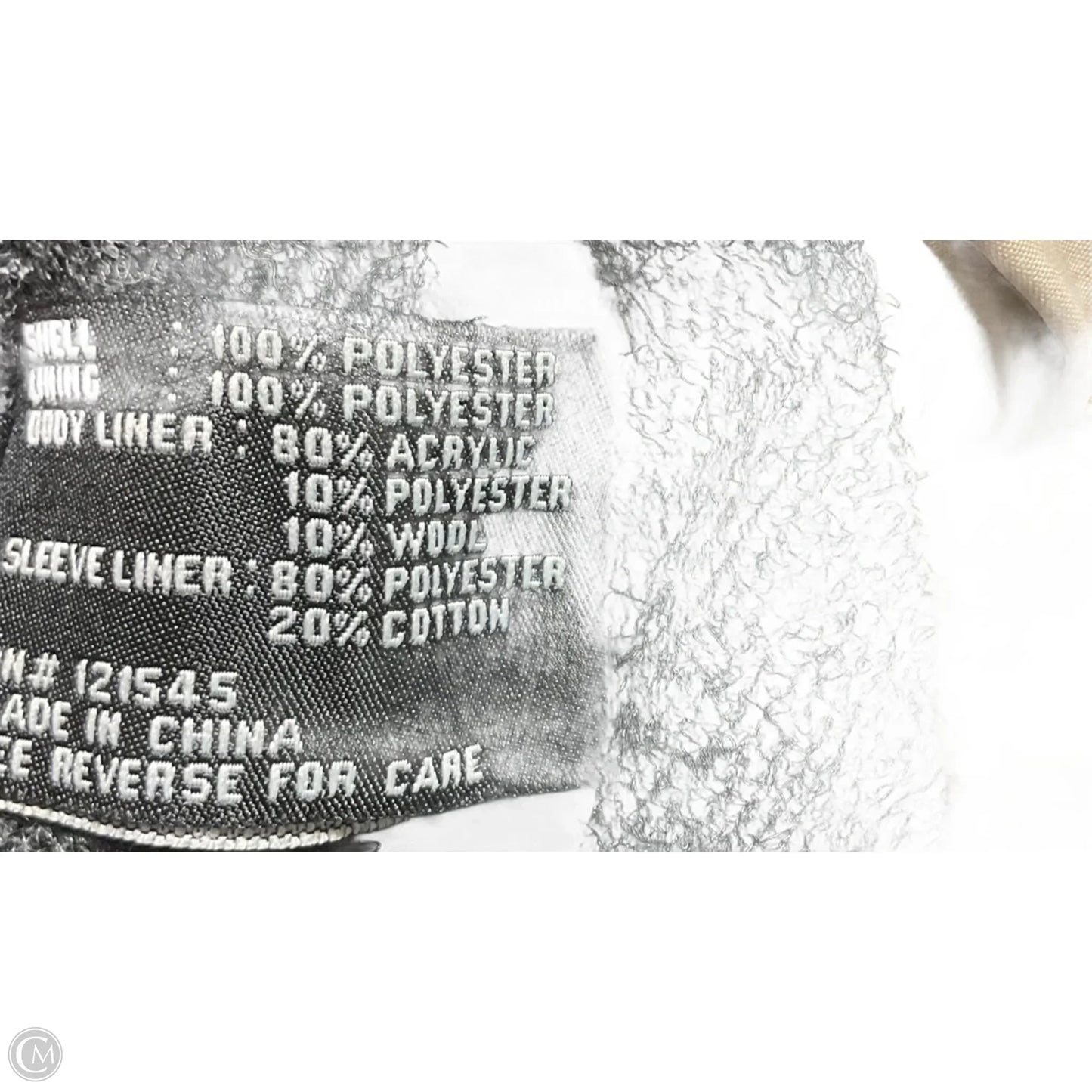 Coat Trench Coat By London Fog In Tan, Size: M