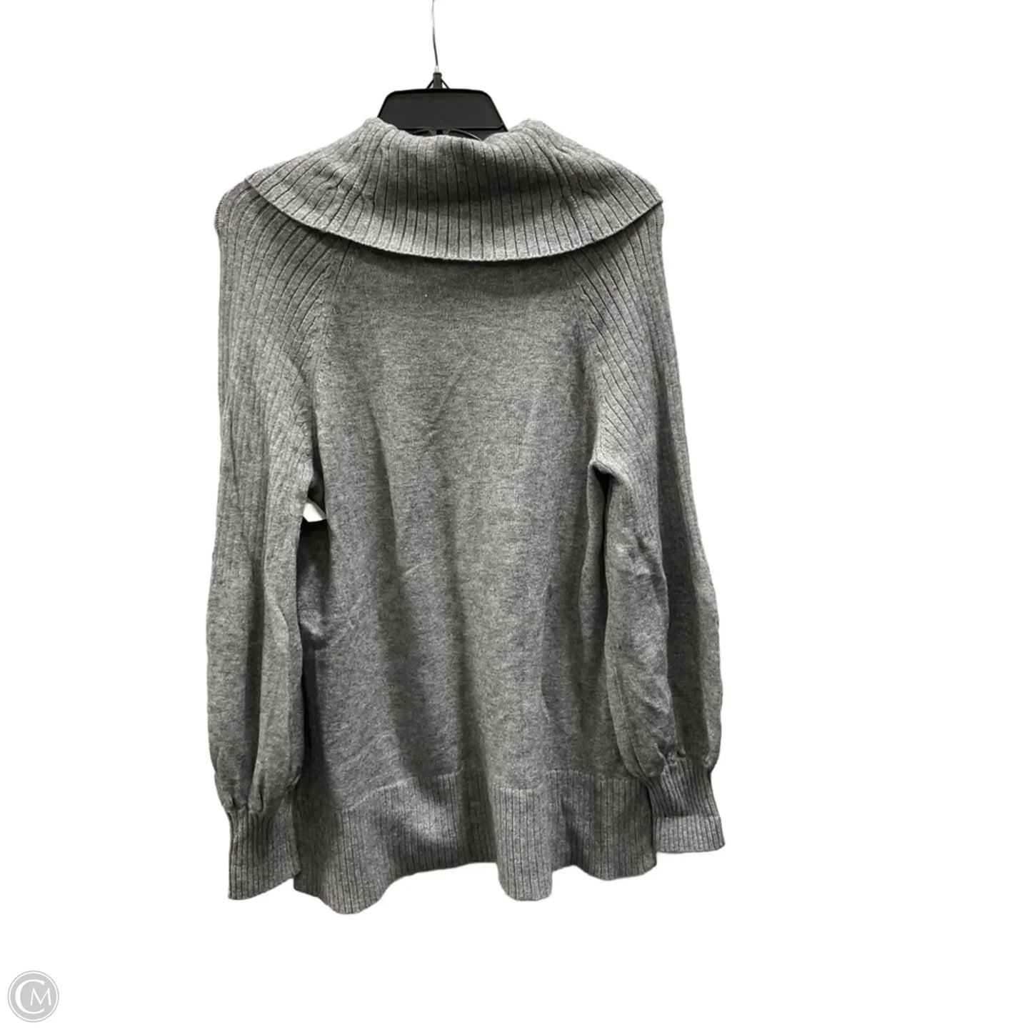 Top Long Sleeve By Anthropologie In Grey, Size: S
