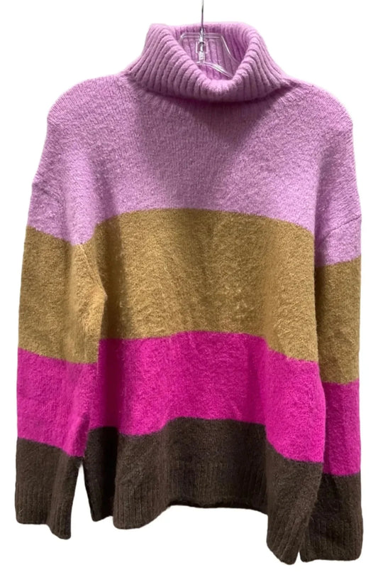 Sweater By Ann Taylor In Purple, Size: M