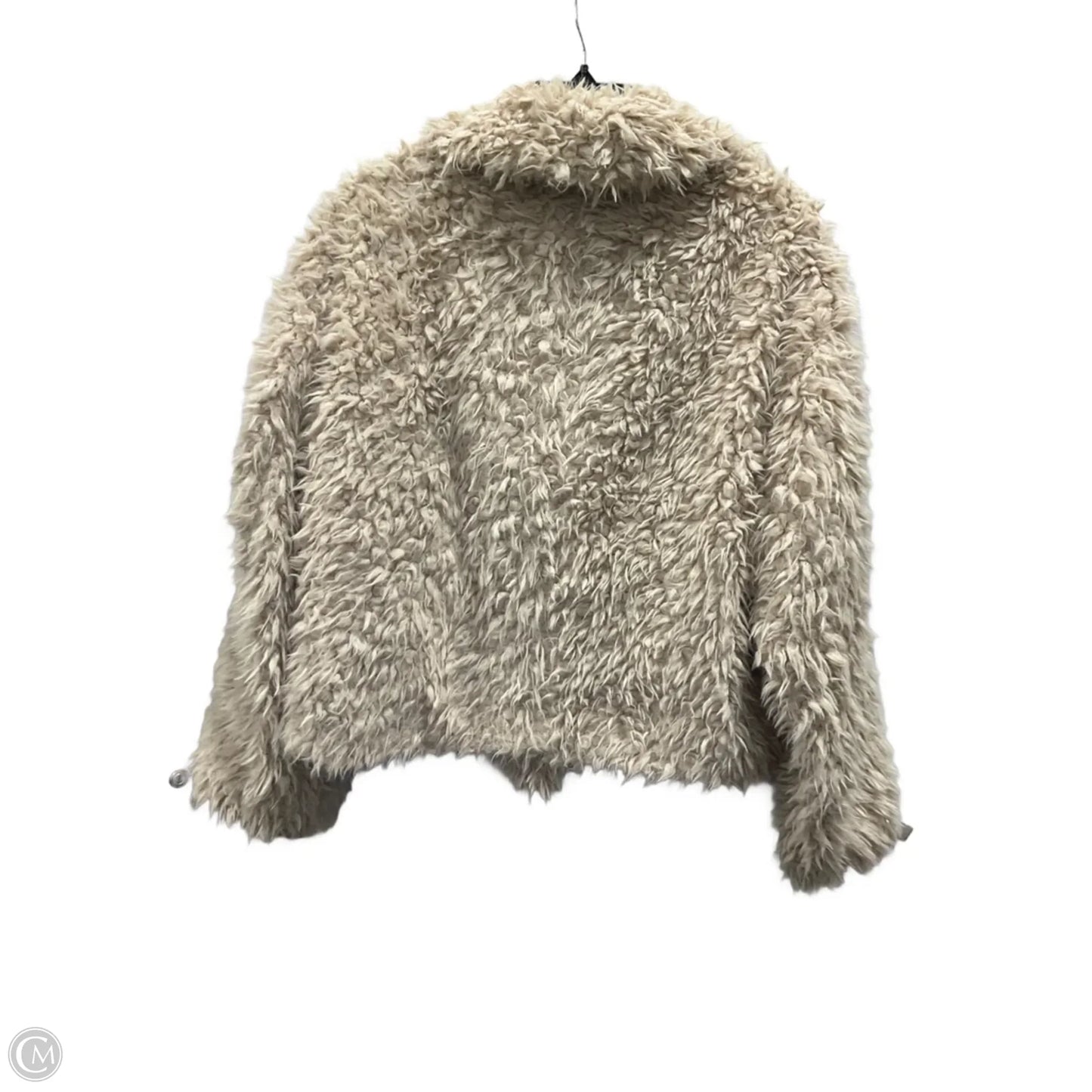 Coat Faux Fur & Sherpa By Anthropologie In Tan, Size: Xs