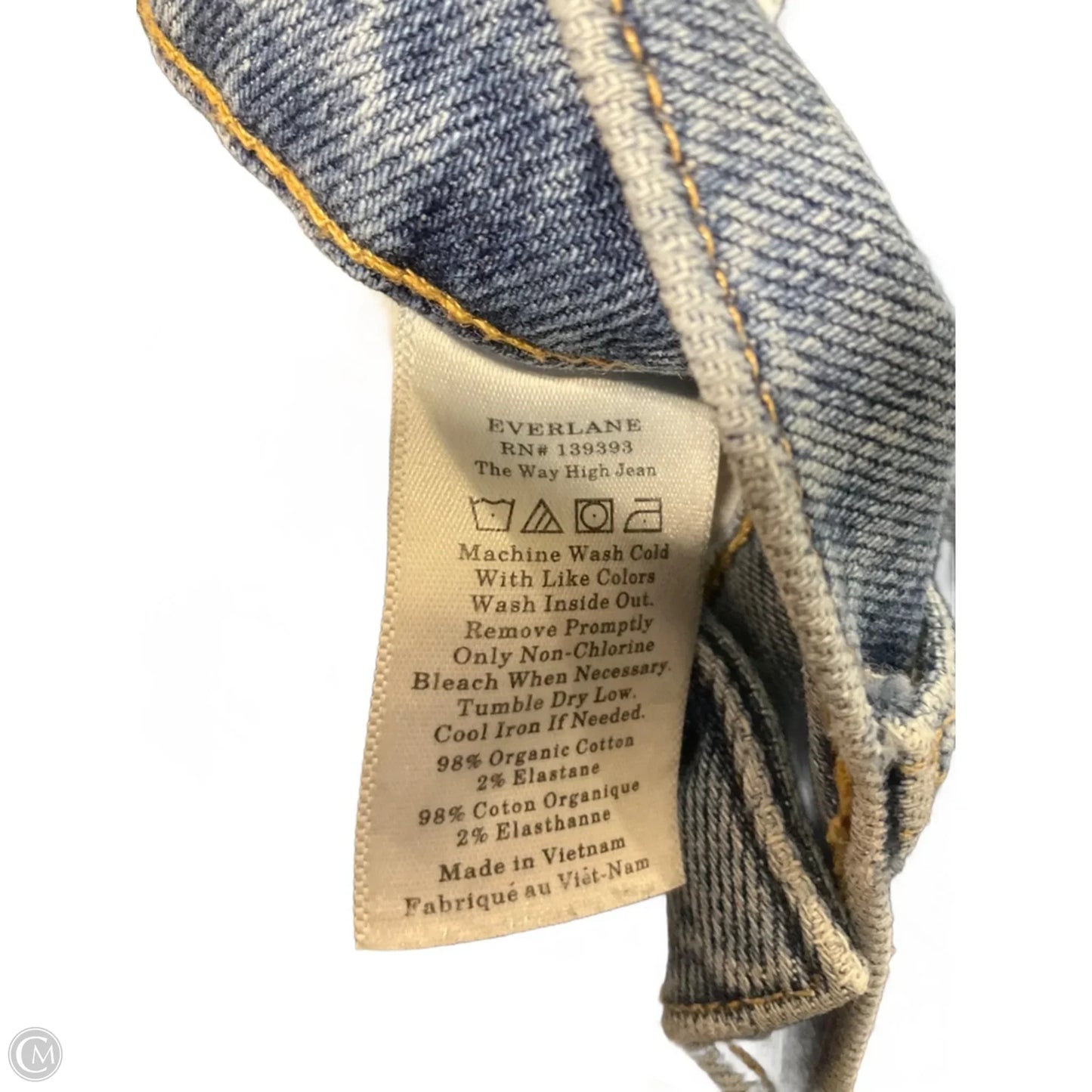 Jeans Straight By Everlane In Blue, Size: 2