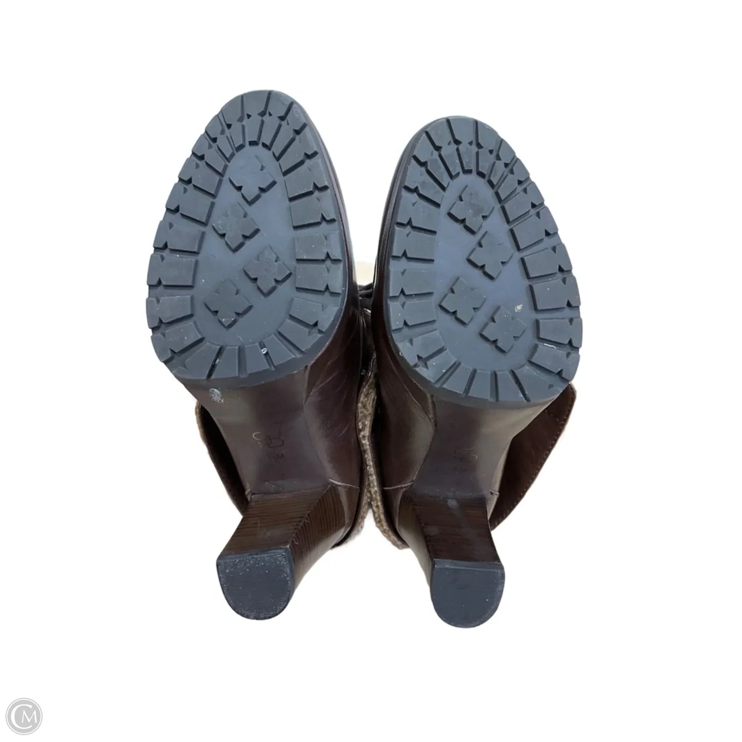 Boots Ankle Heels By Joan And David In Brown, Size: 7.5