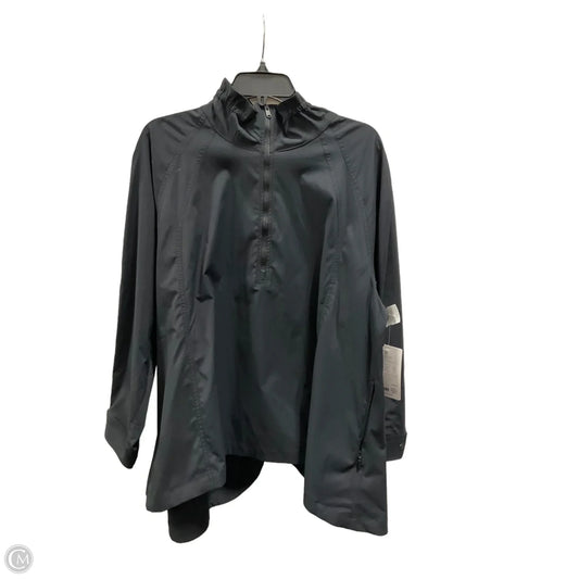 Jacket Windbreaker By Athleta In Black, Size: 1x