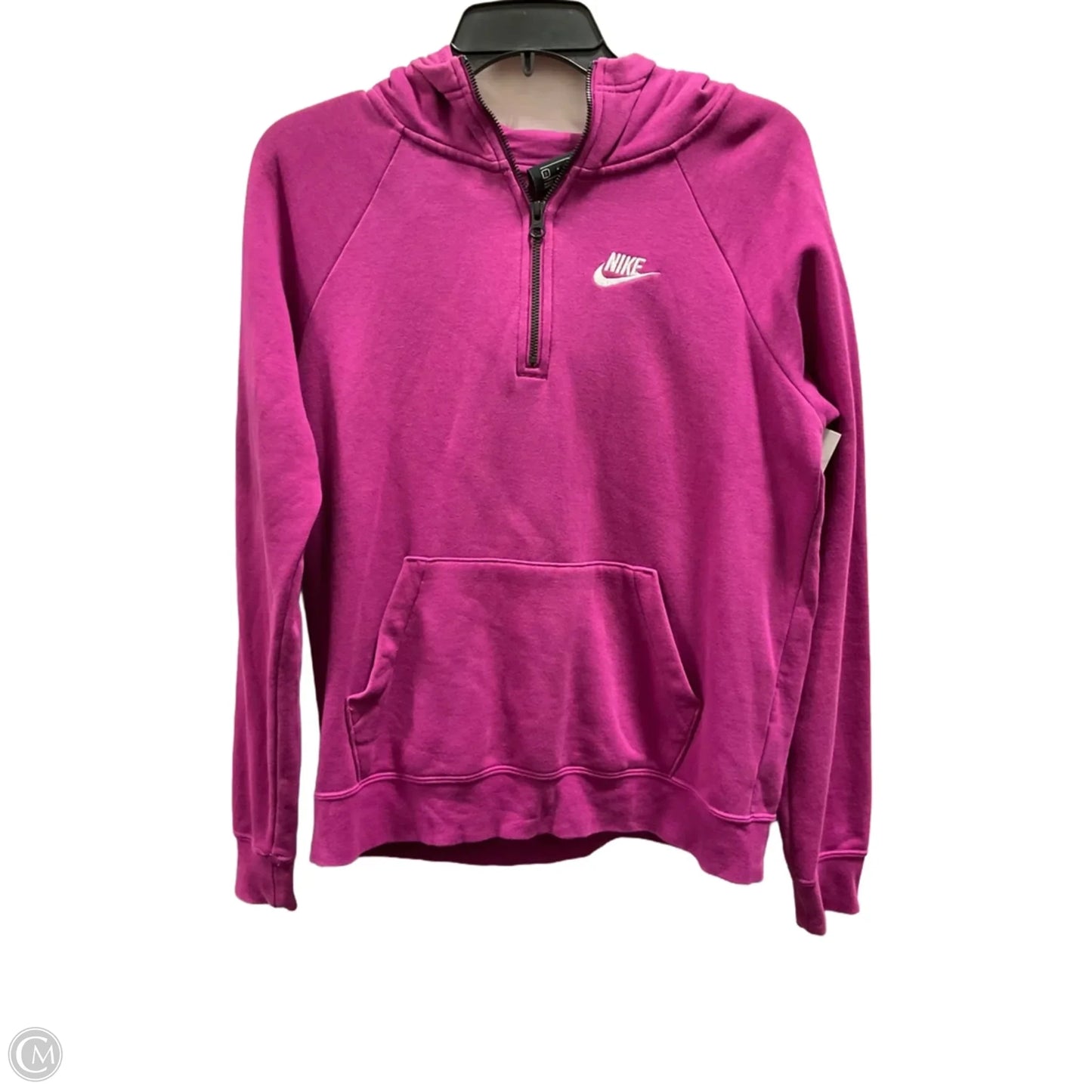 Athletic Sweatshirt Hoodie By Nike Apparel In Purple, Size: S