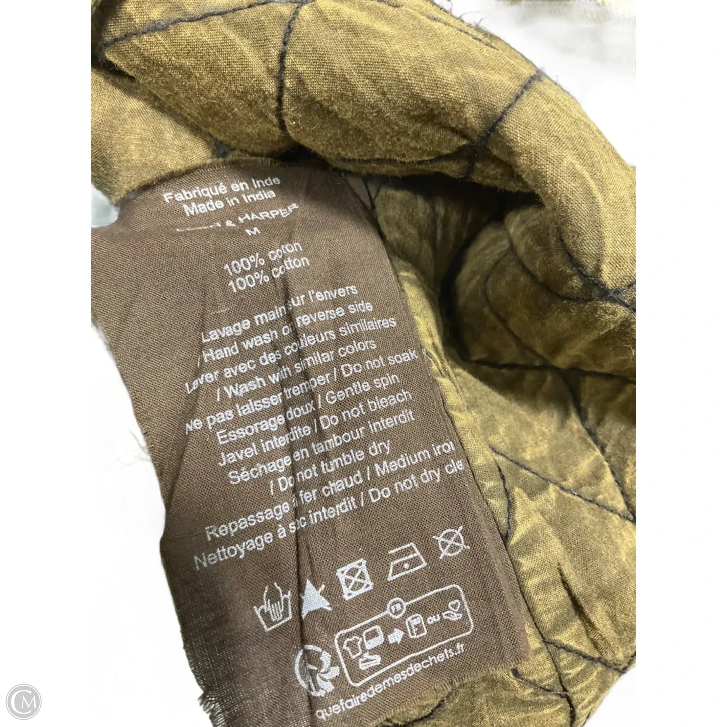 Coat Parka By Cmb In Green, Size: M