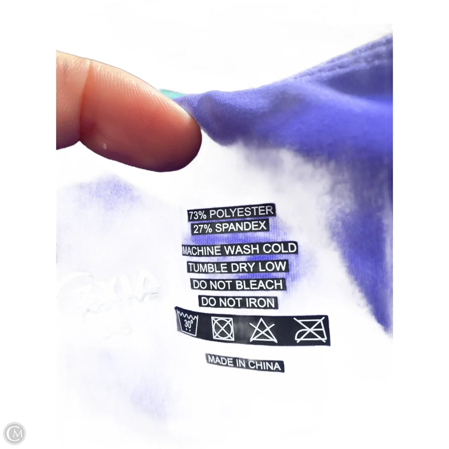 Athletic Leggings By Zyia In Purple, Size: M