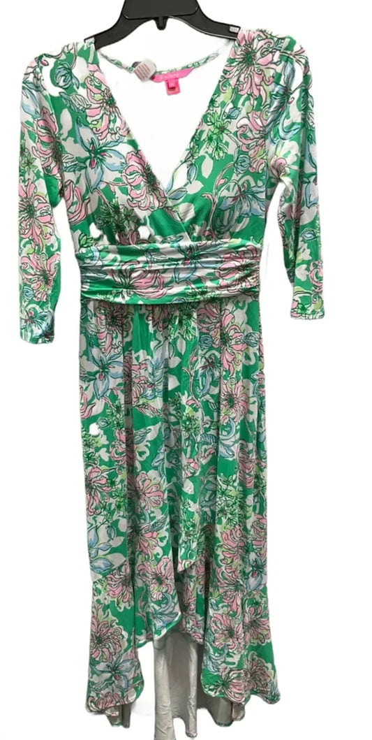 Dress Designer By Lilly Pulitzer In Green, Size: Xs