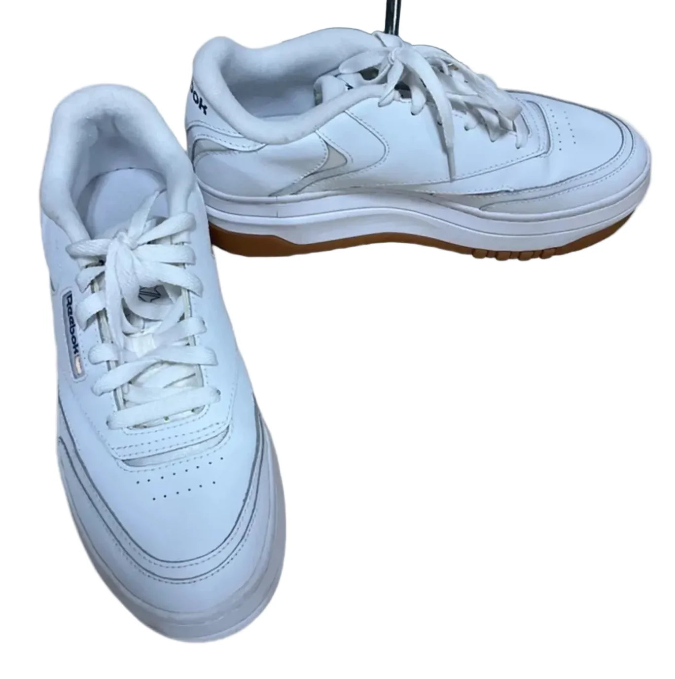 Shoes Athletic By Reebok In White, Size: 9
