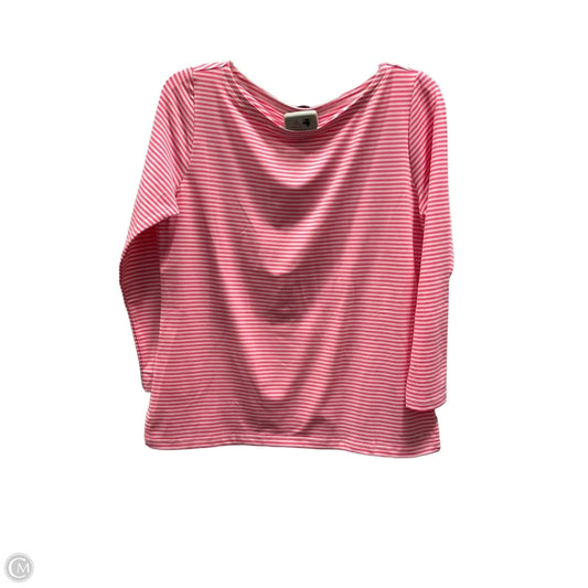 Top Long Sleeve By Vineyard Vines In Pink, Size: M