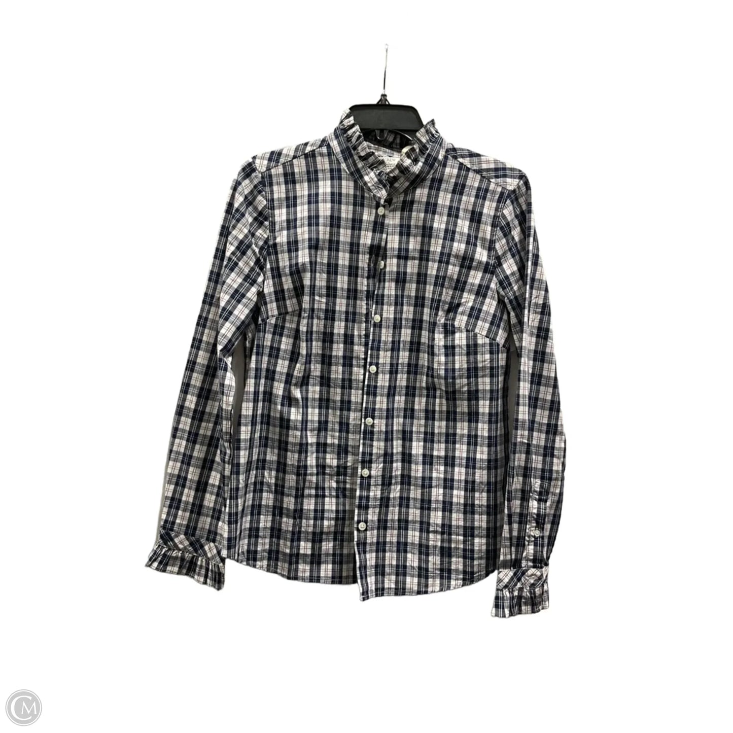 Top Long Sleeve By J. Crew In Blue, Size: S