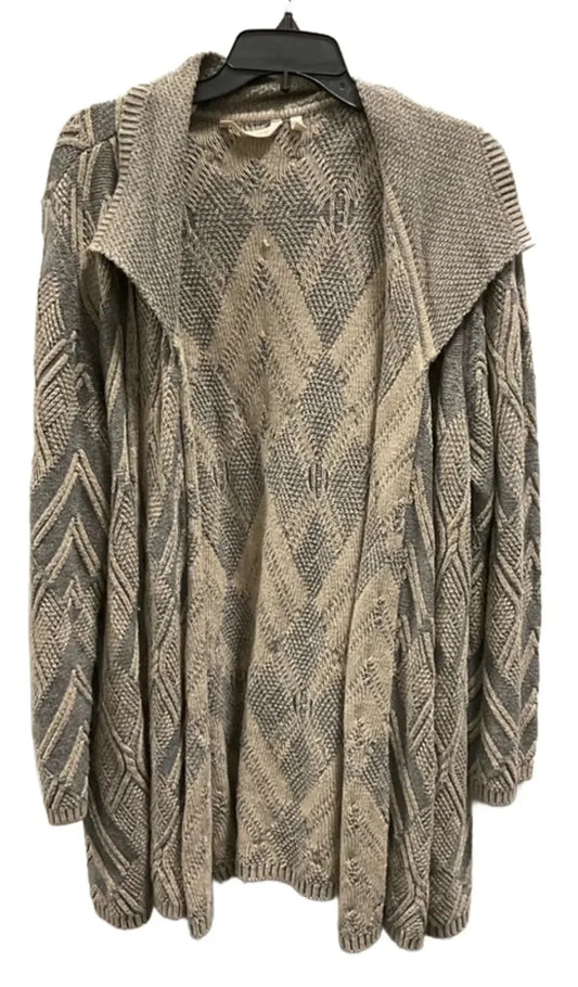 Sweater Cardigan By Soft Surroundings In Grey, Size: 2x