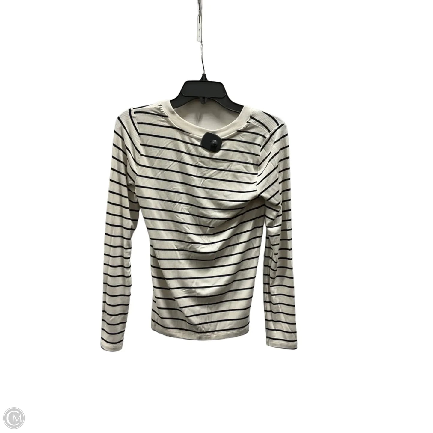 Top Long Sleeve By Loft In White, Size: S